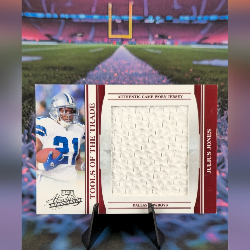 2006 Absolute Tools of the Trade Game Worn Jersey Julius Jones #/50 Cowboys